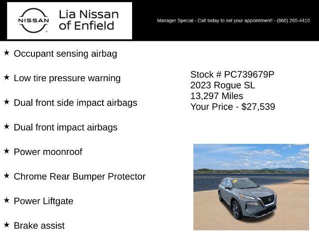 Certified 2023 Nissan Rogue SL w/ SL Premium Package AWD/4WD image 25