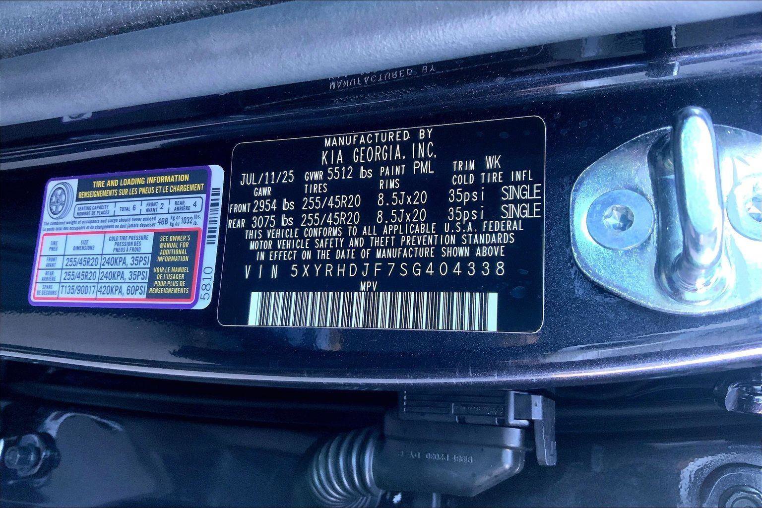 Used 2025 Kia Sorento EX image 34