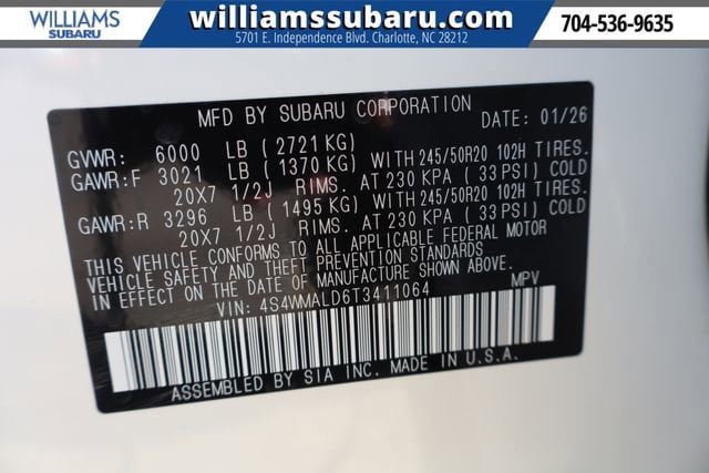 New 2026 Subaru Ascent Bronze Edition image 27