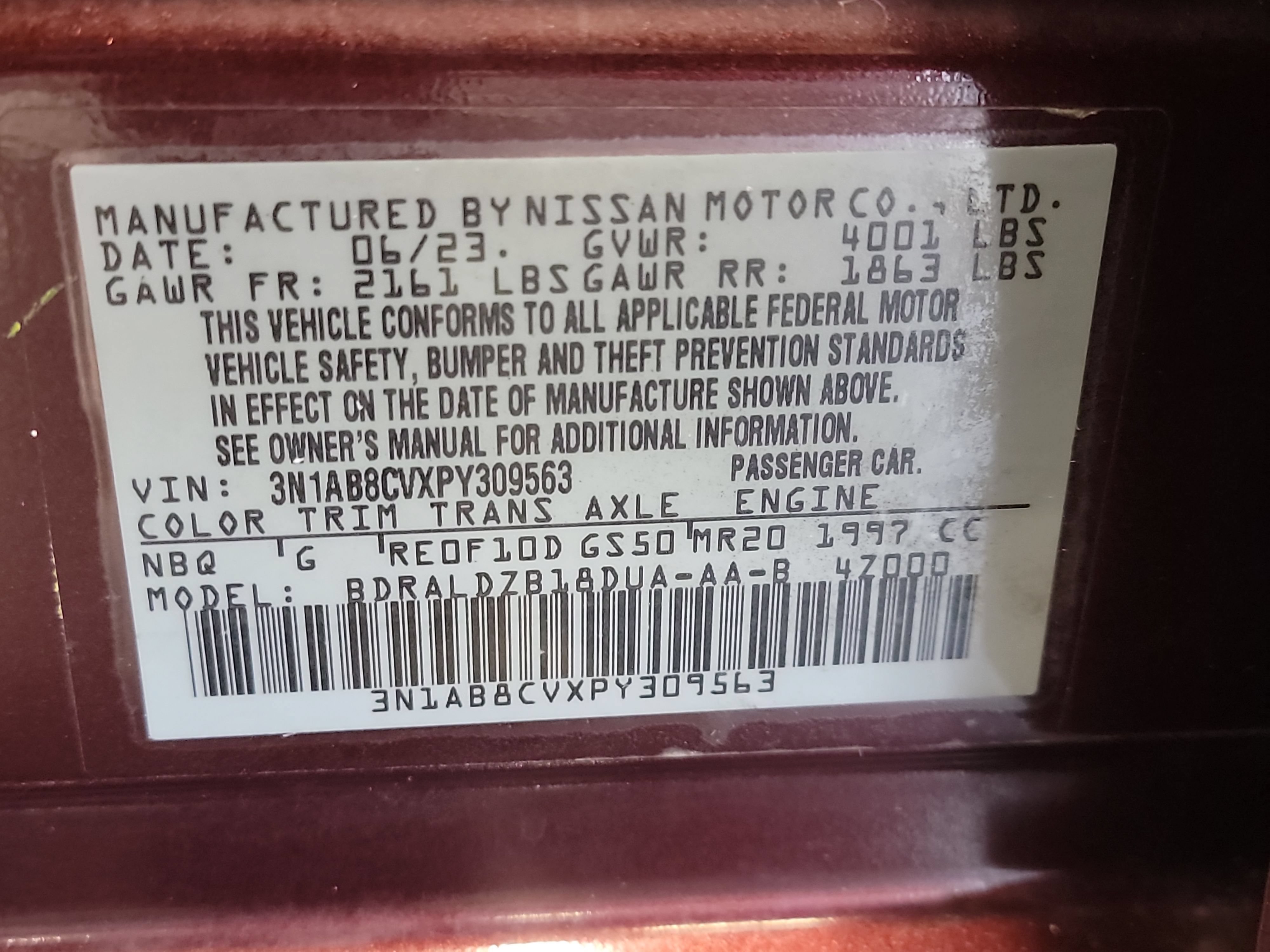 Used 2023 Nissan Sentra SV FWD image 32