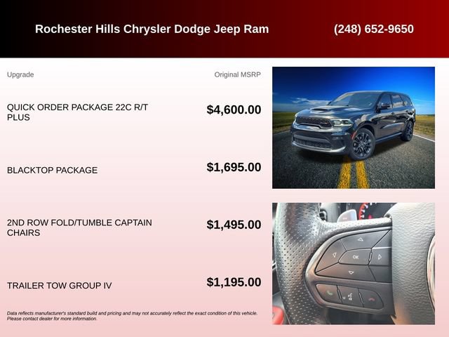 Used 2022 Dodge Durango R/T AWD/4WD image 6