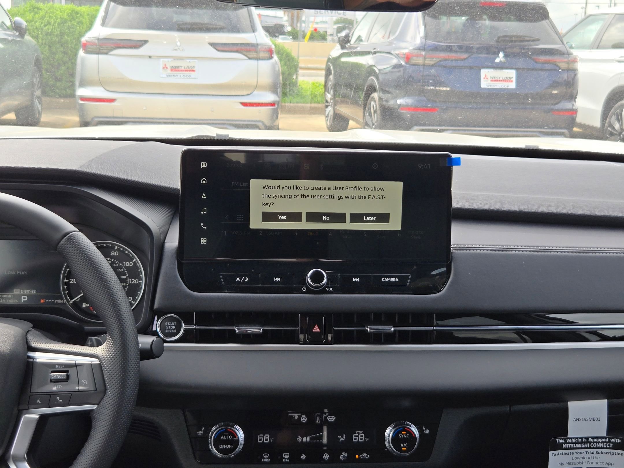 New 2026 Mitsubishi Outlander LE AWD/4WD image 16