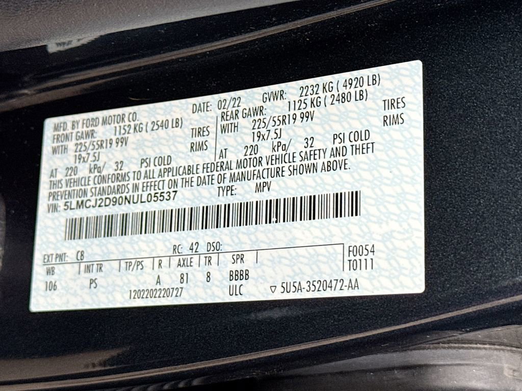 Used 2022 Lincoln Corsair Reserve w/ Equipment Group 201A image 24