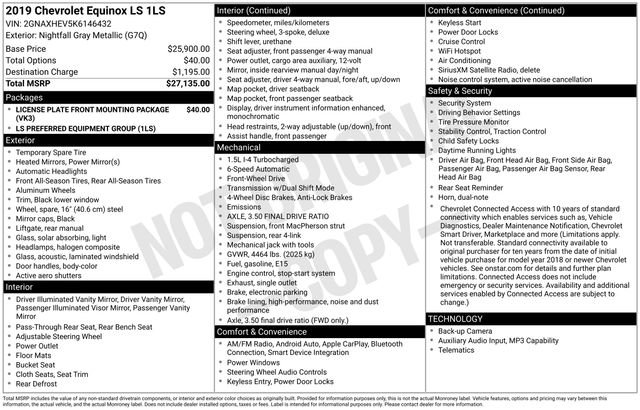 Used 2019 Chevrolet Equinox LS image 11