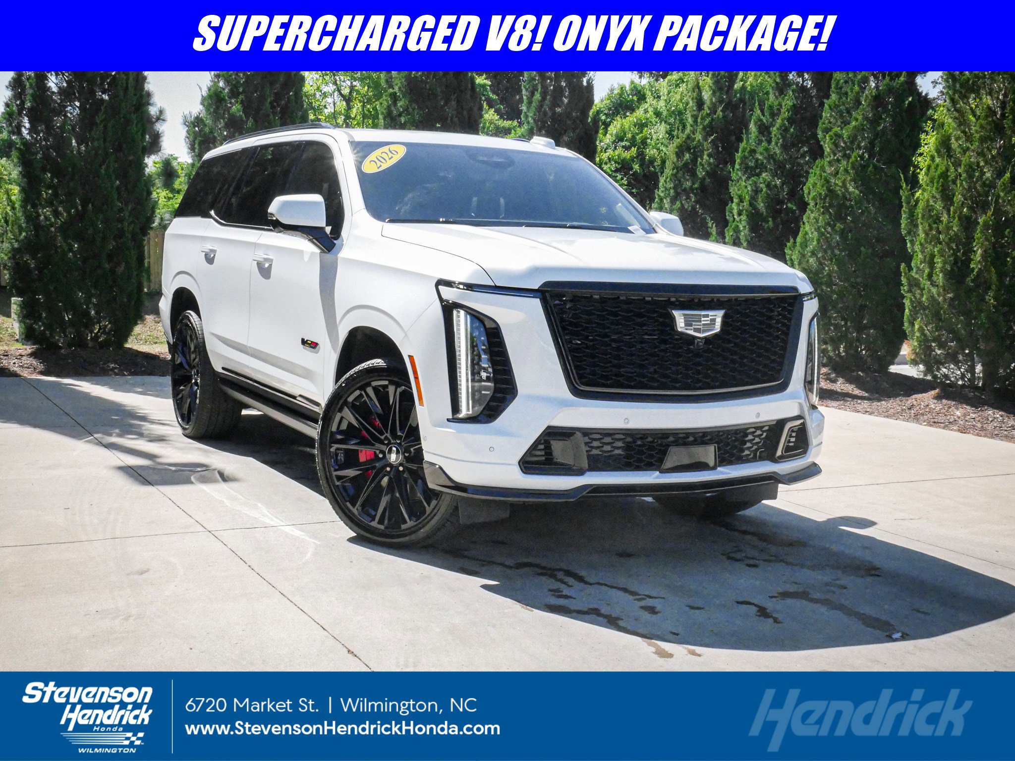 Used 2026 Cadillac Escalade V w/ LPO, ONYX Package AWD/4WD image 1