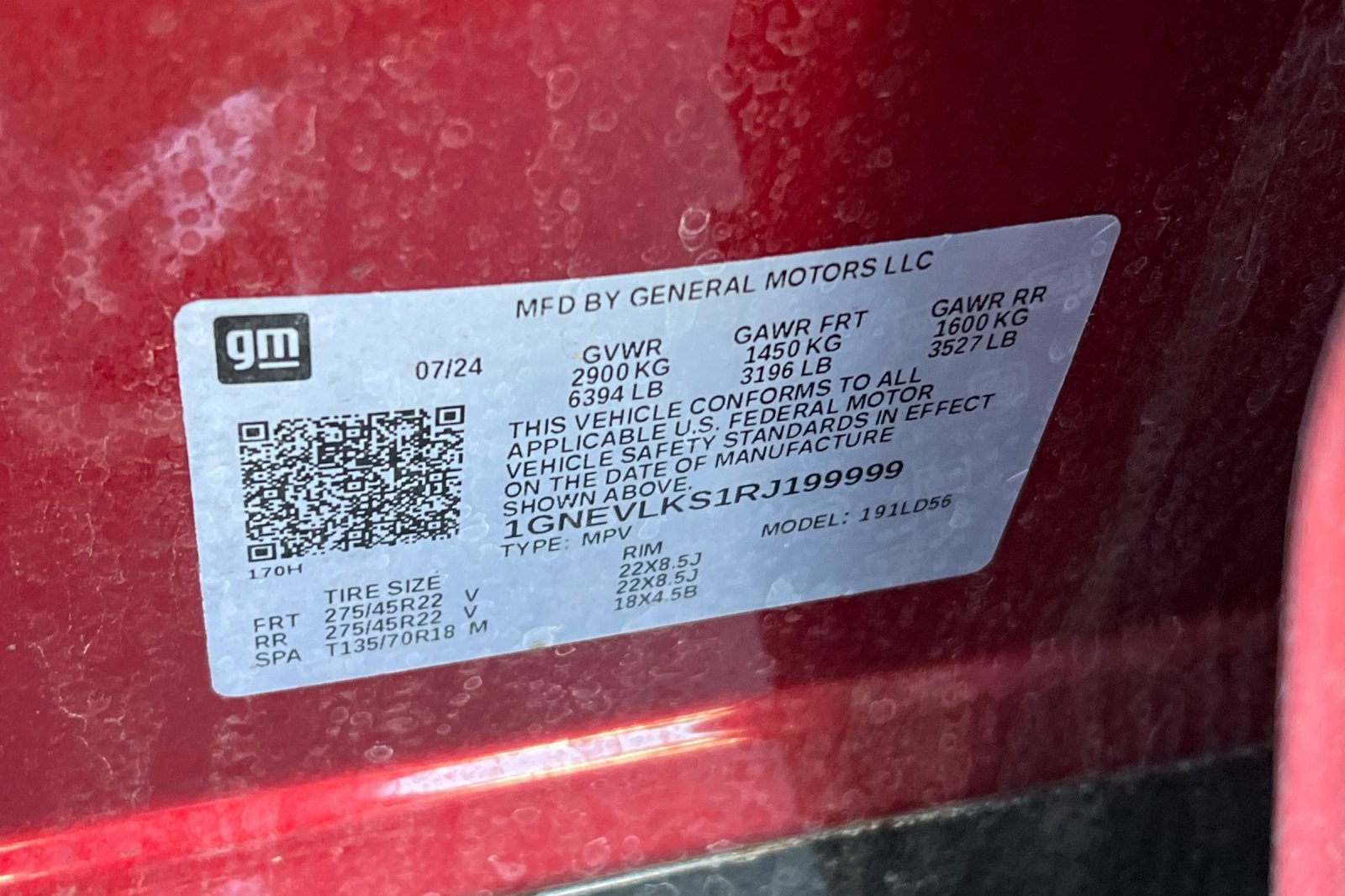 Certified 2024 Chevrolet Traverse RS w/ LPO, Floor Liner Package image 59