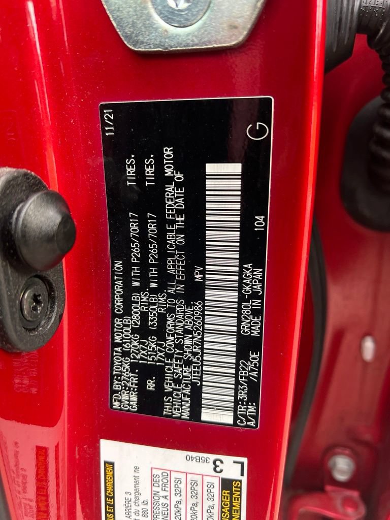 Used 2022 Toyota 4Runner SR5 RWD image 26