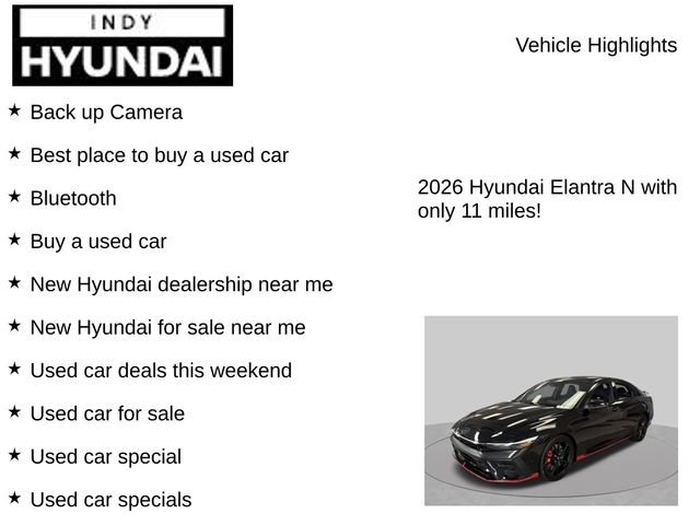 New 2026 Hyundai Elantra N FWD image 7