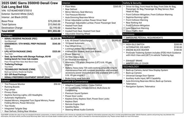 New 2025 GMC Sierra 3500 Denali w/ Denali Reserve Package image 4