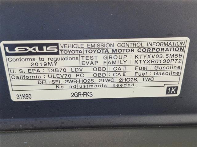 Used 2019 Lexus ES 350 F Sport w/ Premium Package FWD image 22