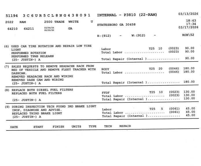 Used 2022 RAM 2500 Tradesman w/ Chrome Appearance Group image 16