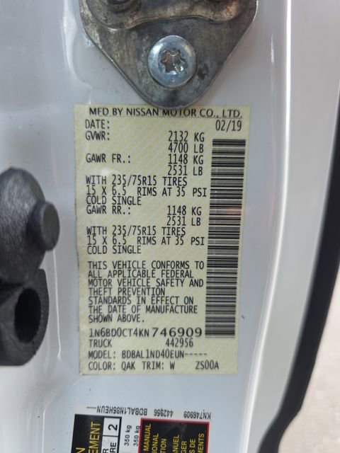 Used 2019 Nissan Frontier S image 16