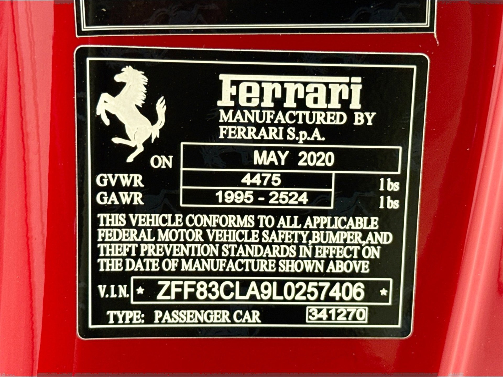 Certified 2020 Ferrari 812 Superfast image 27