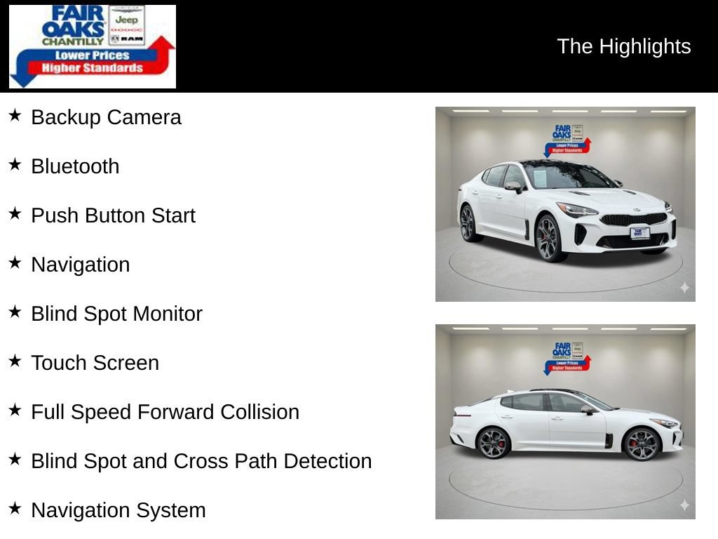 Used 2019 Kia Stinger GT1 RWD image 2