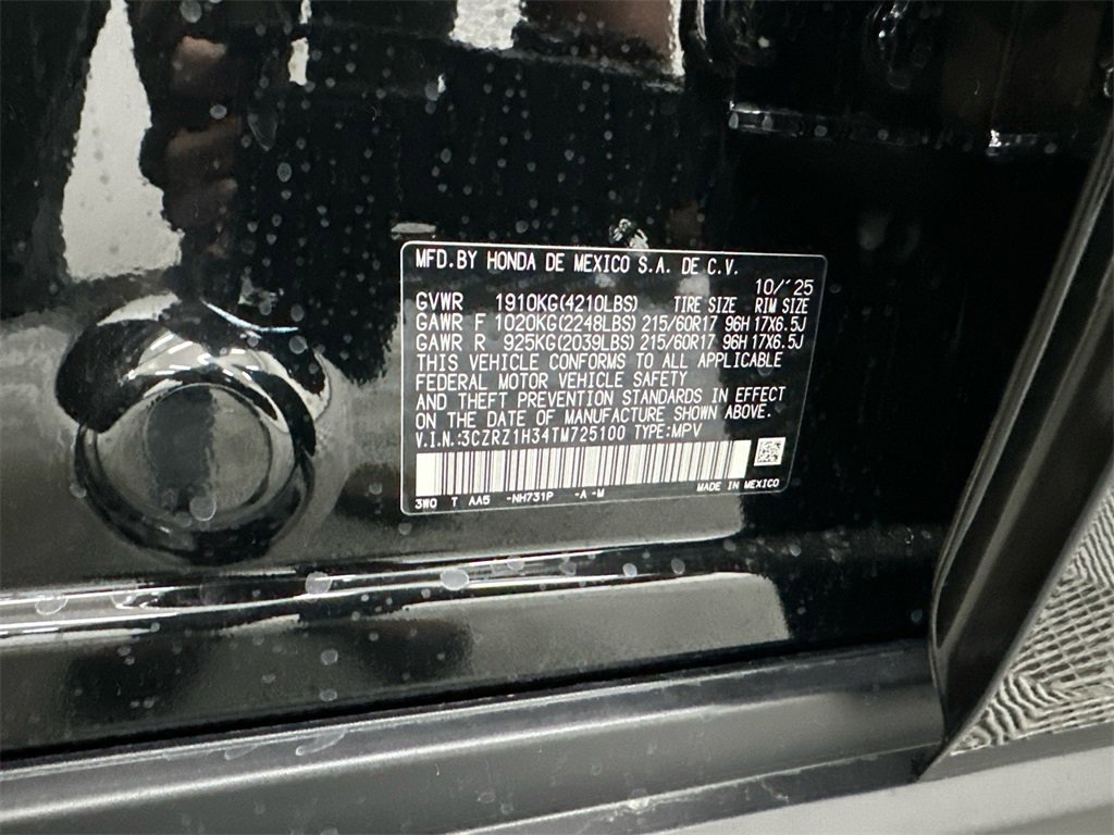 New 2026 Honda HR-V LX image 32