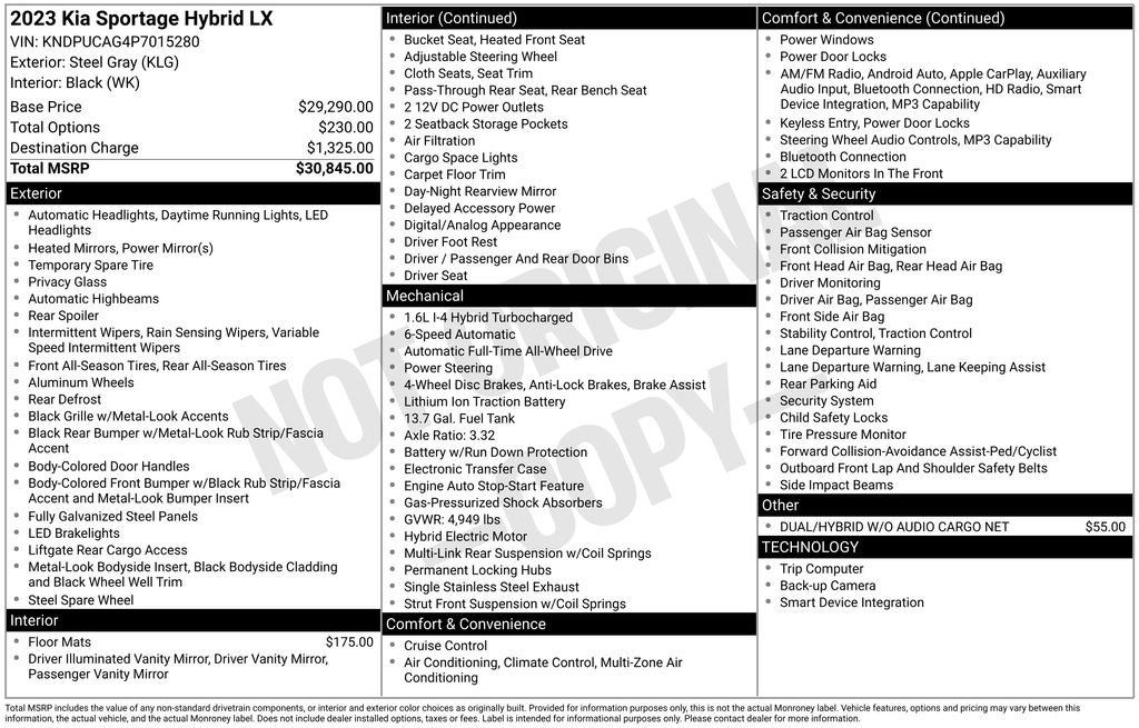 Certified 2023 Kia Sportage LX image 7