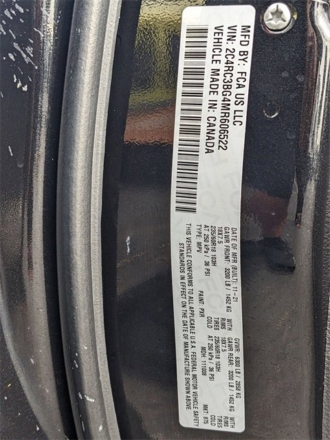 Certified 2021 Chrysler Pacifica Touring-L w/ S Appearance Package image 34