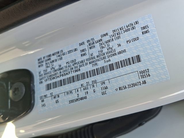 New 2025 Ford F150 XLT w/ Equipment Group 301A Standard RWD image 10