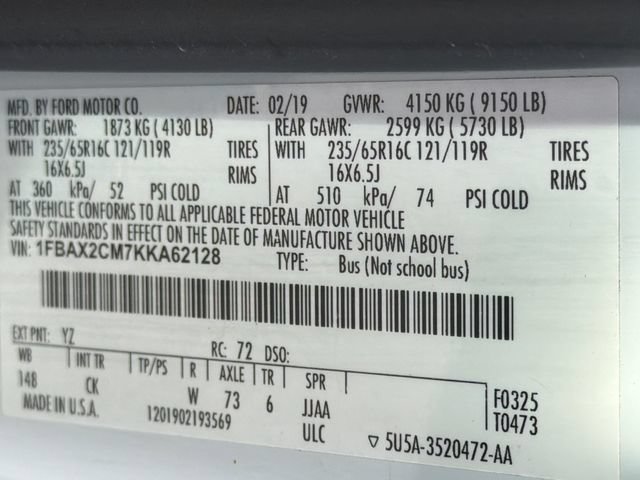 Used 2019 Ford Transit 350 XLT RWD image 27