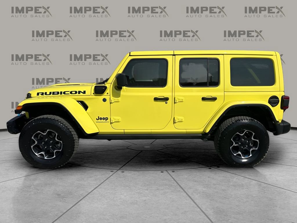 Used 2023 Jeep Wrangler Unlimited Rubicon 4xe w/ Steel Bumper Group AWD/4WD image 2