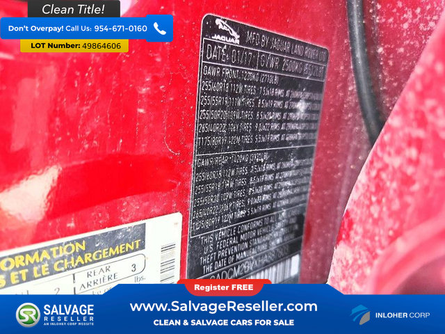 Used 2017 Jaguar F-PACE S AWD/4WD image 17