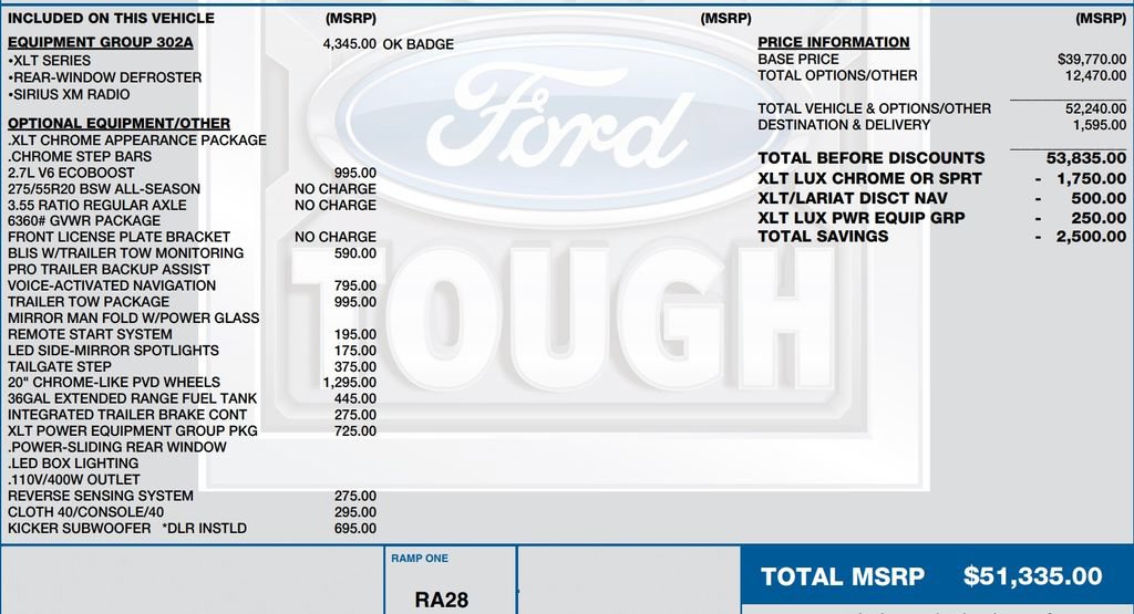 Used 2020 Ford F150 XLT w/ Equipment Group 302A Luxury RWD image 17