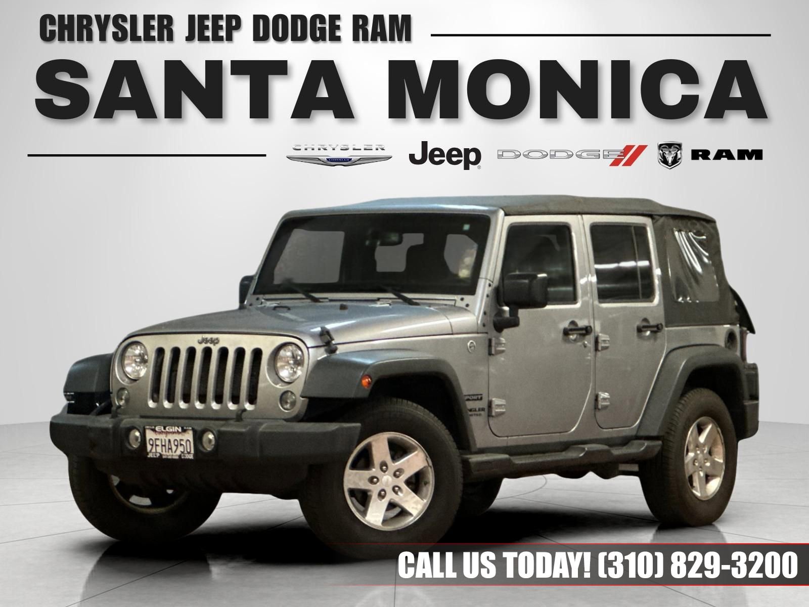 Used 2015 Jeep Wrangler Unlimited Sport w/ Quick Order Package 24S image 1
