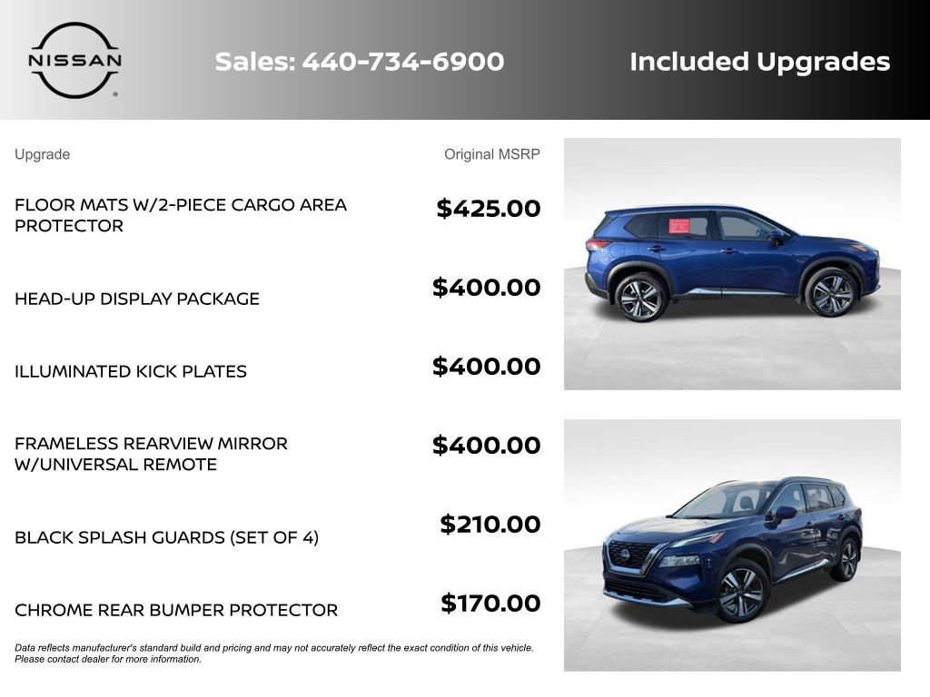 Certified 2022 Nissan Rogue Platinum w/ Head-Up Display Package AWD/4WD image 8