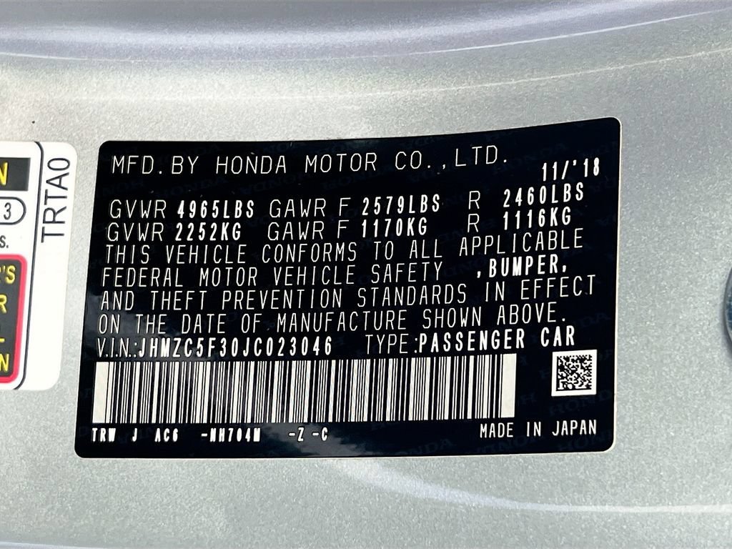 Used 2018 Honda Clarity Touring image 32