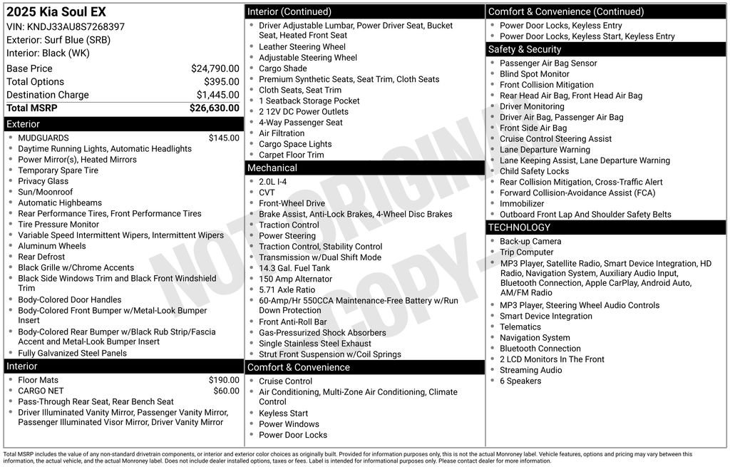 Used 2025 Kia Soul EX FWD image 6