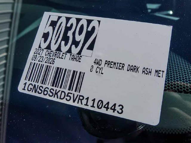 New 2027 Chevrolet Tahoe Premier w/ Sun And Tow Package AWD/4WD image 33