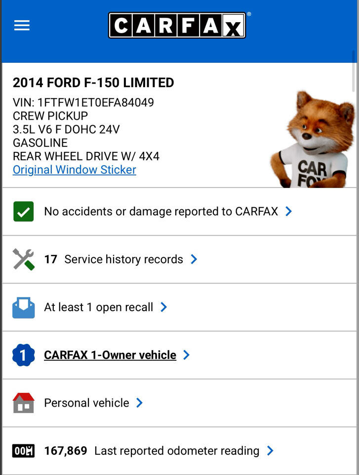 Used 2014 Ford F150 Limited image 14