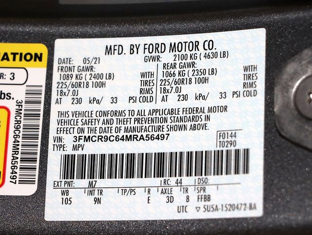 Used 2021 Ford Bronco Sport Outer Banks AWD/4WD image 36