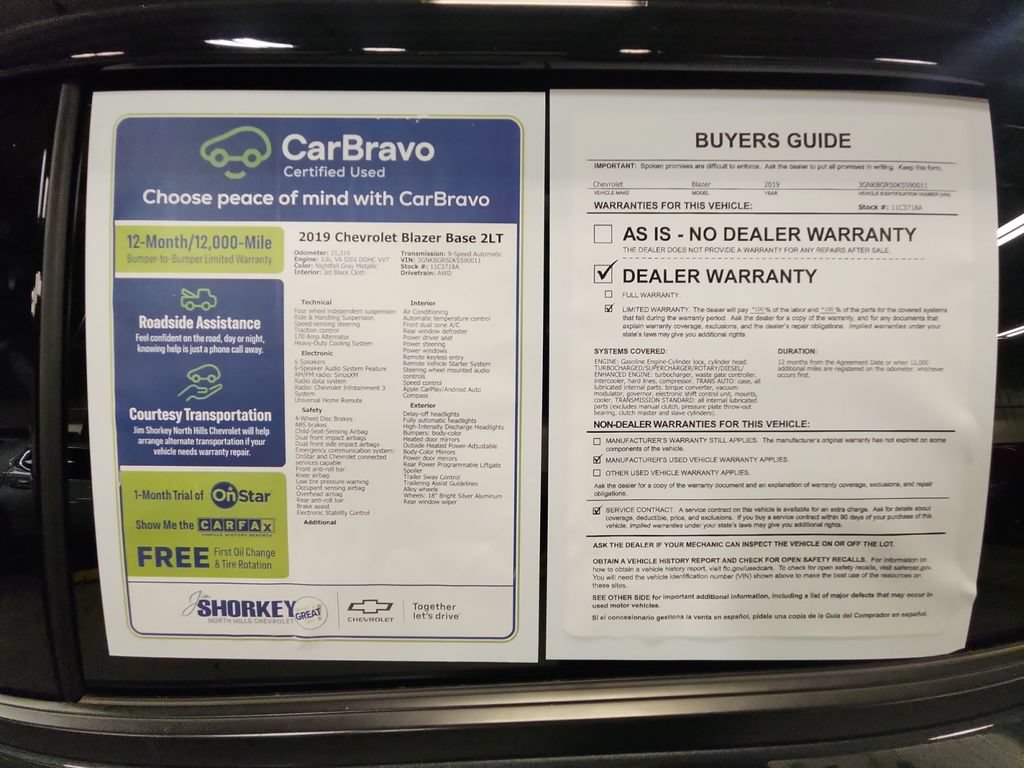 Used 2019 Chevrolet Blazer LT AWD/4WD image 32