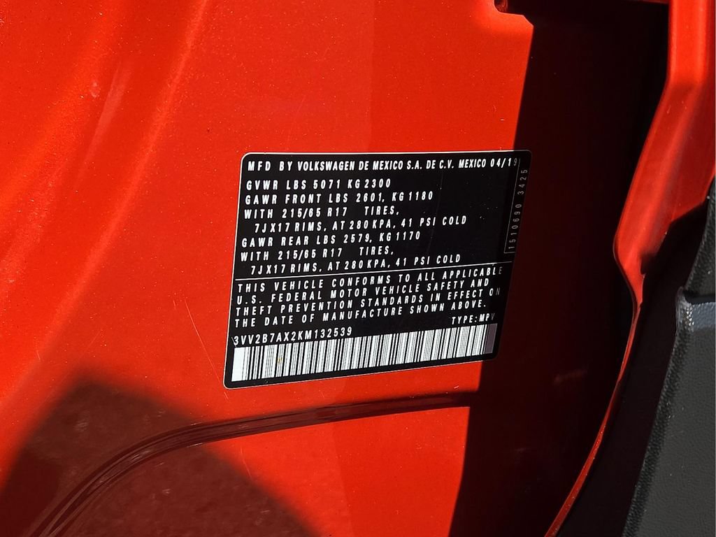 Used 2019 Volkswagen Tiguan SE w/ Panoramic Sunroof Package AWD/4WD image 27