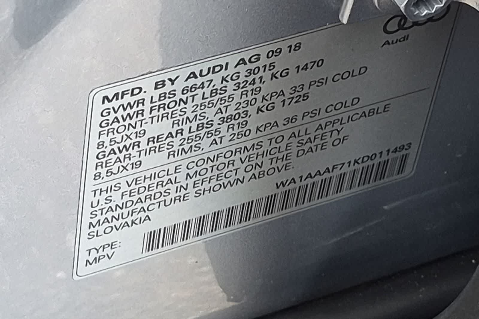 Used 2019 Audi Q7 3.0T Premium w/ Convenience Package AWD/4WD image 33