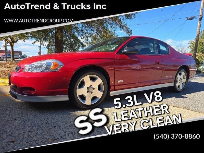 Used 2007 Chevrolet Monte Carlo SS w/ Convenience Package
