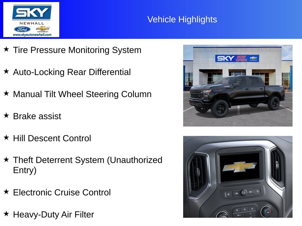 New 2025 Chevrolet Silverado 1500 Custom Trail Boss image 31