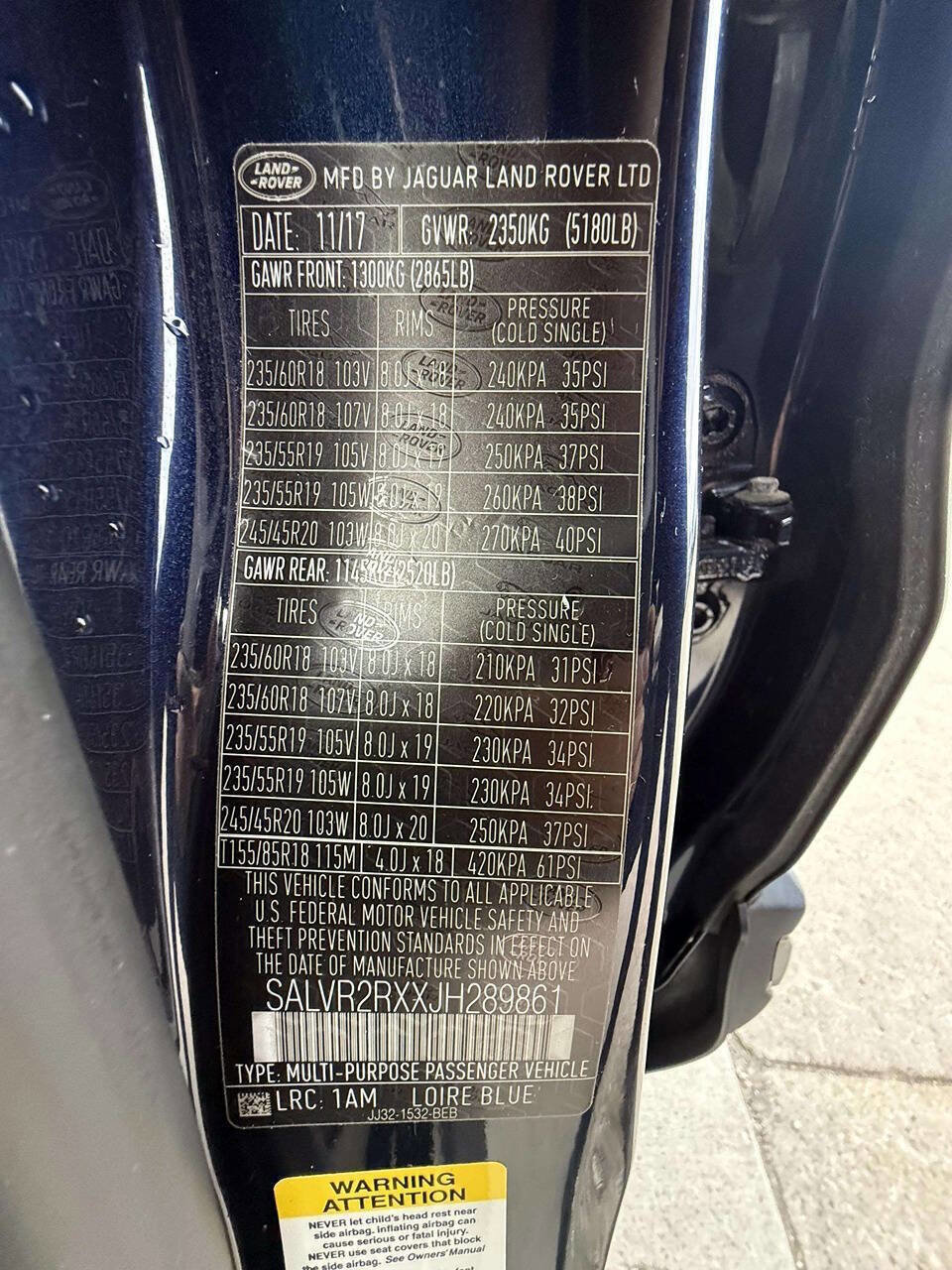 Used 2018 Land Rover Range Rover Evoque HSE image 22