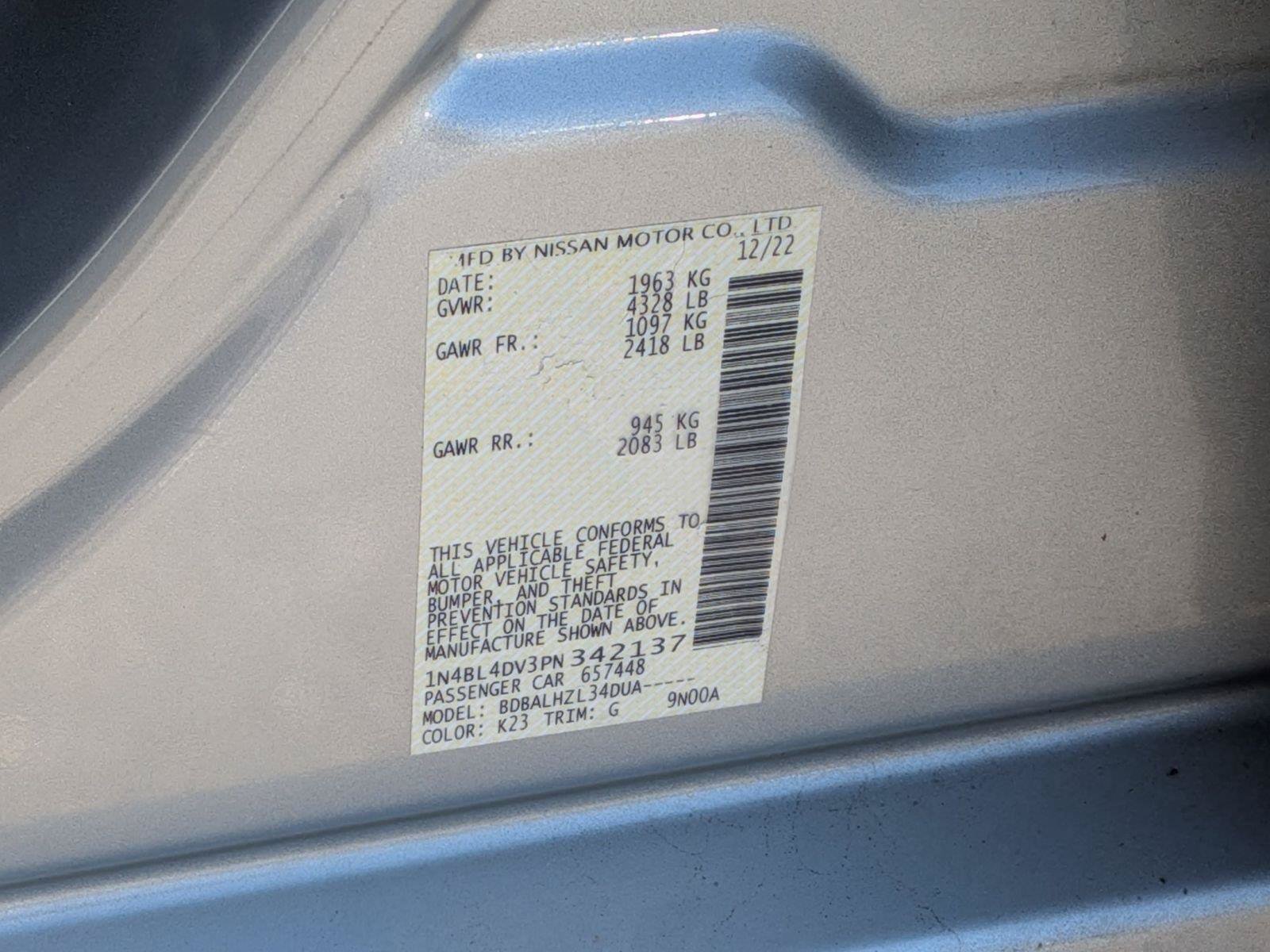 Used 2023 Nissan Altima 2.5 SV FWD image 35