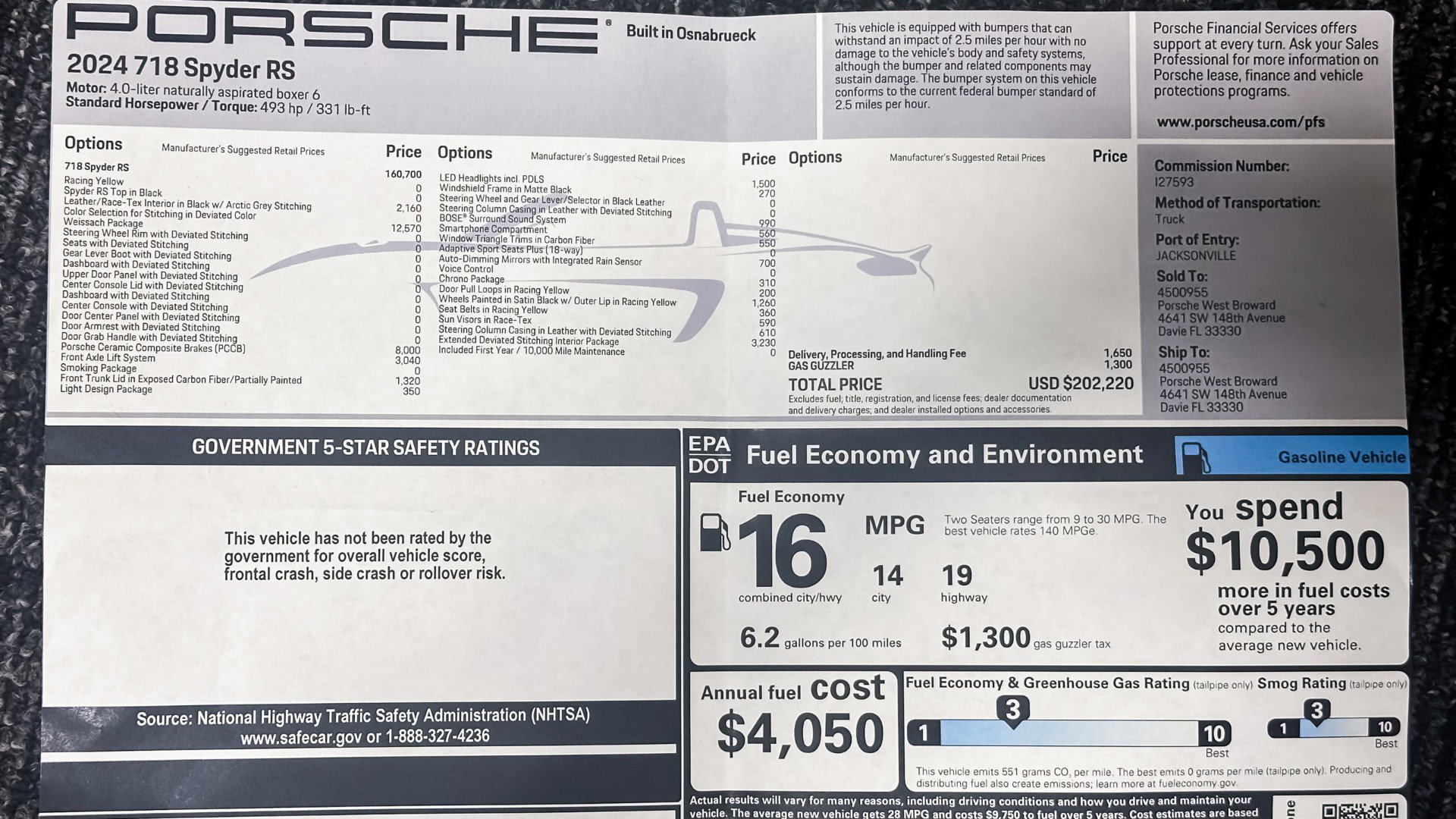 Used 2024 Porsche 718 Boxster Spyder RS image 85