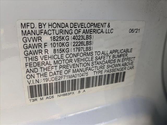 Certified 2021 Acura ILX w/ Premium Package image 26