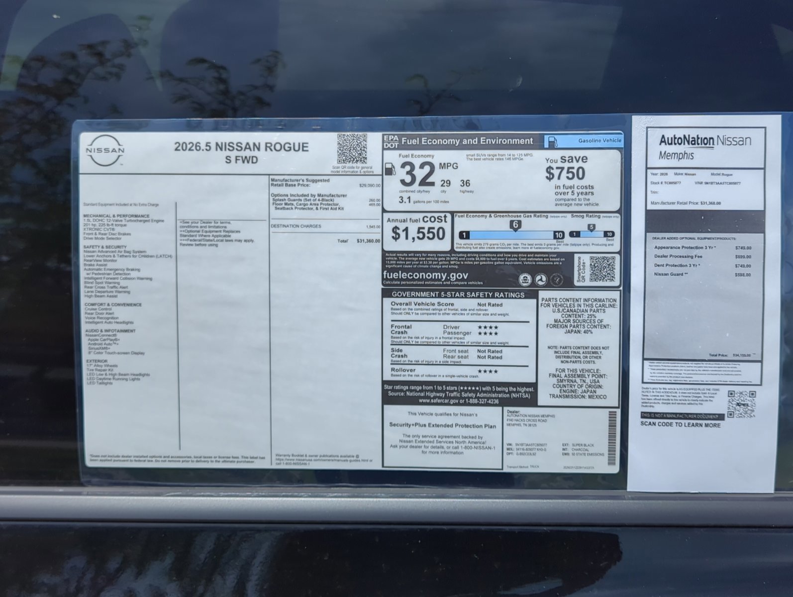 New 2026 Nissan Rogue S FWD image 24
