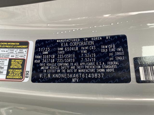 New 2026 Kia Carnival SX Prestige image 50