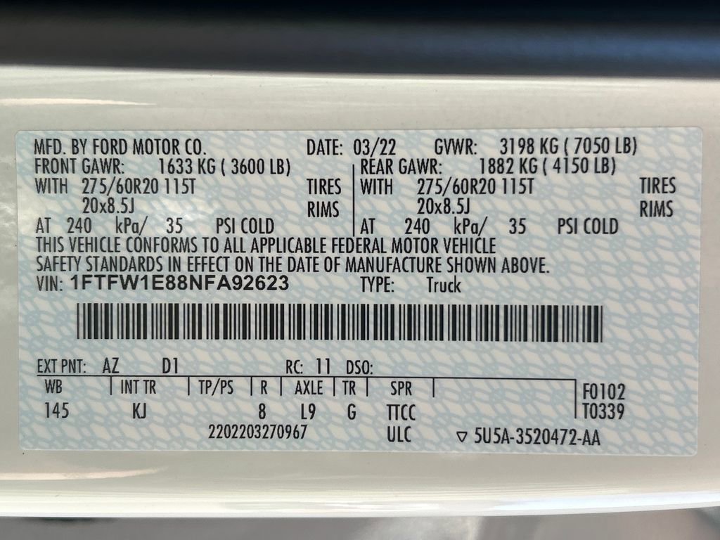 Used 2022 Ford F150 King Ranch w/ Equipment Group 601A High image 39