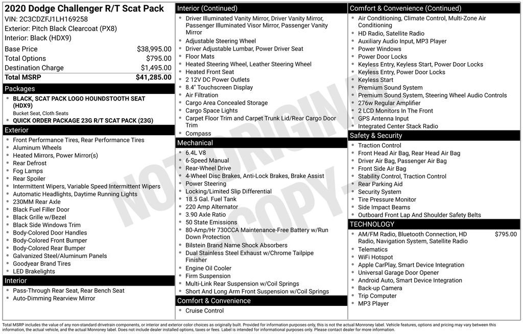 Used 2020 Dodge Challenger R/T Scat Pack image 5