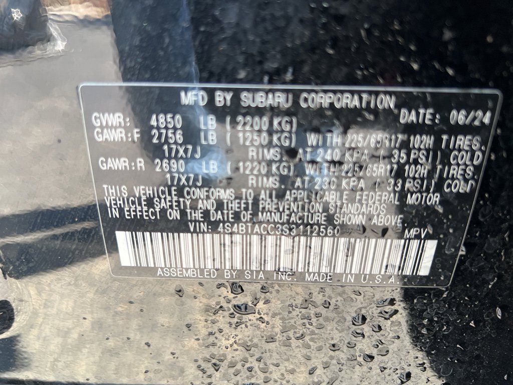 Used 2025 Subaru Outback Premium w/ Popular Package #1A image 31