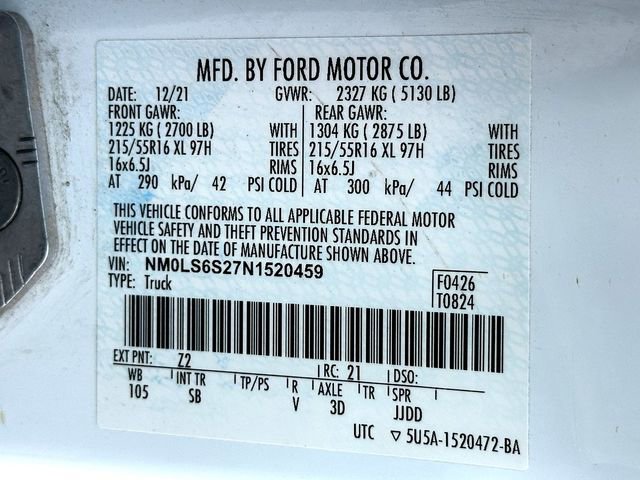 Used 2022 Ford Transit Connect XL FWD image 30