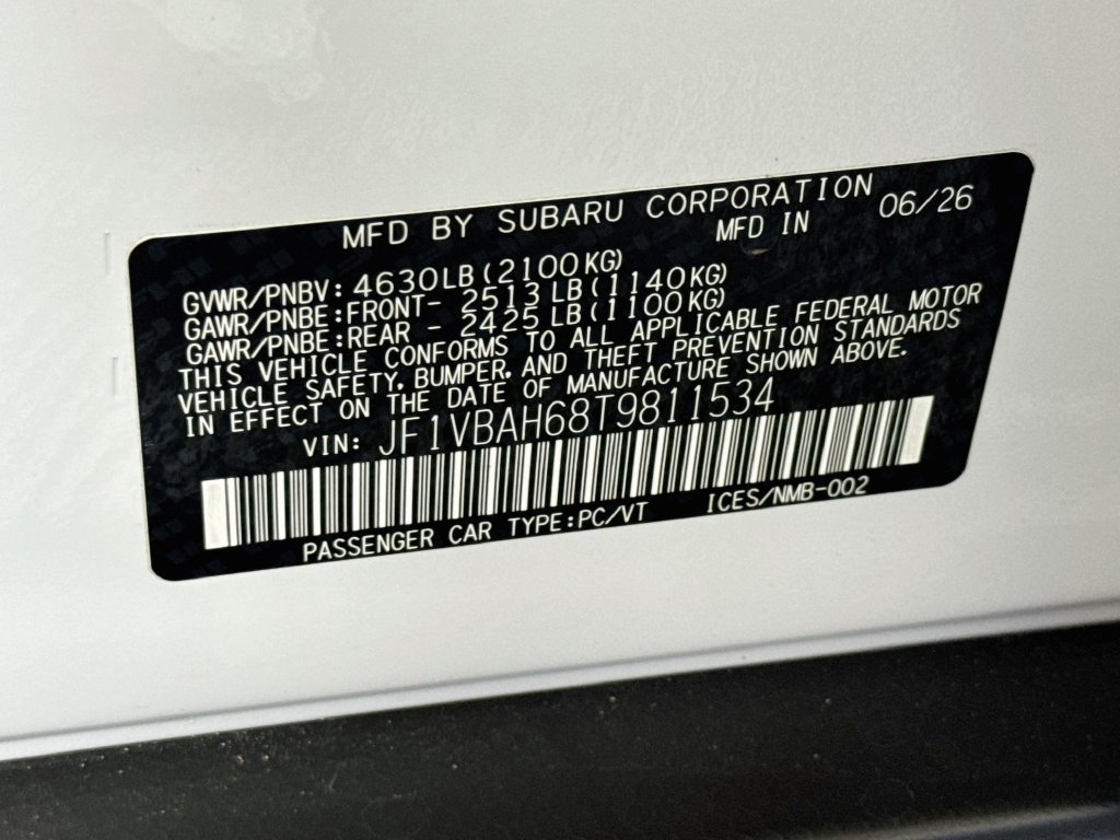 New 2026 Subaru WRX Premium AWD/4WD image 30