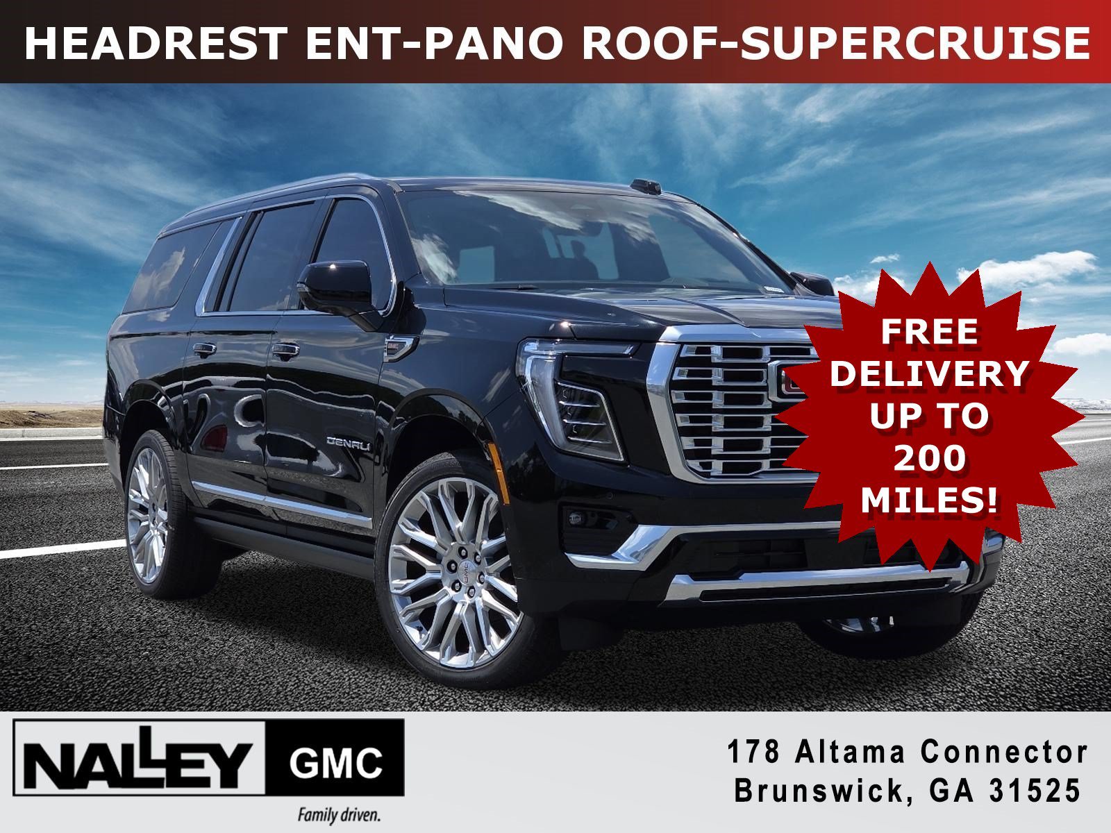 New 2026 GMC Yukon XL Denali w/ Denali Reserve Package AWD/4WD 360° Tour
